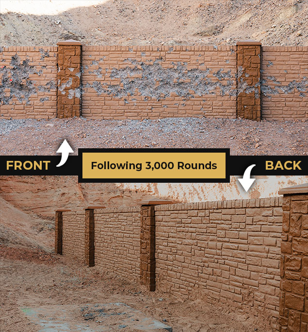 Front and Back - Ballistics Testing